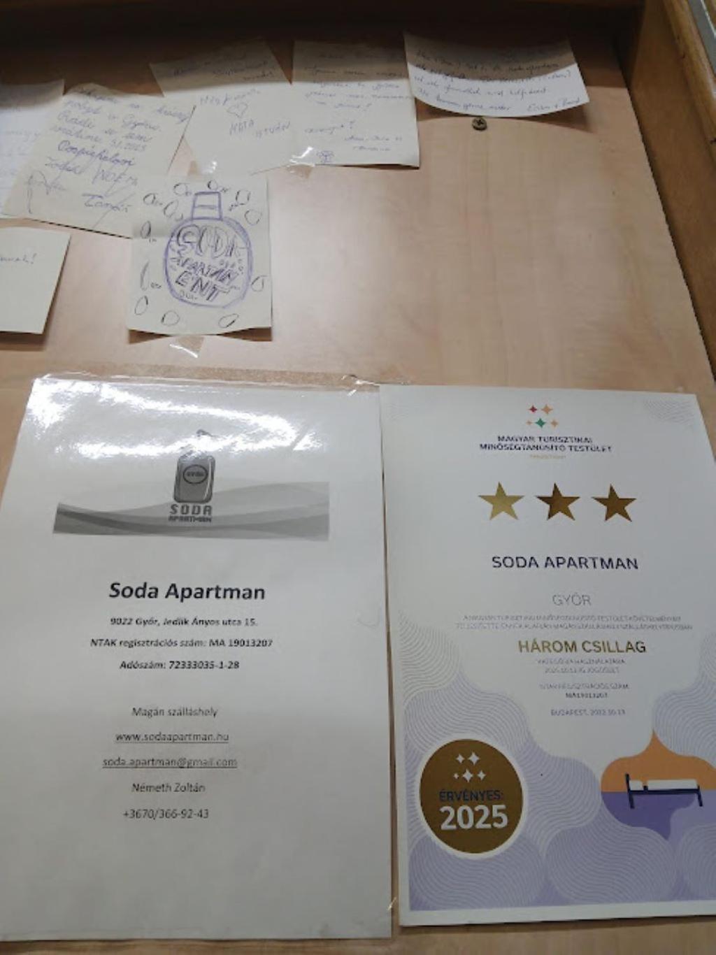 Soda Apartman Gyor Ngoại thất bức ảnh